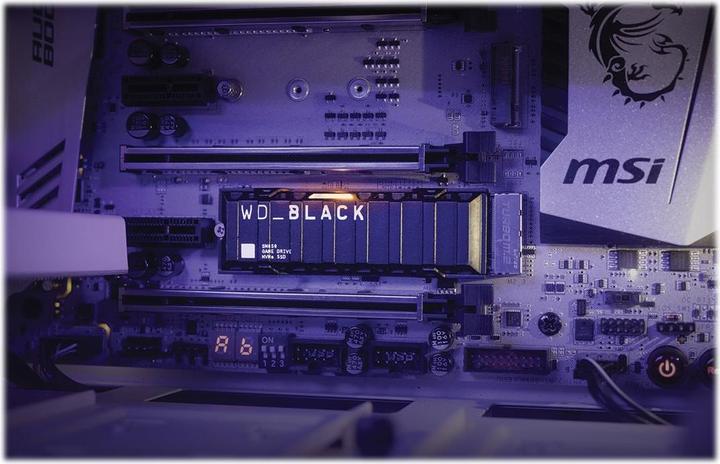 Immagine prodotto WD Black SN850 with Heatsink (500 GB, M.2 2280)