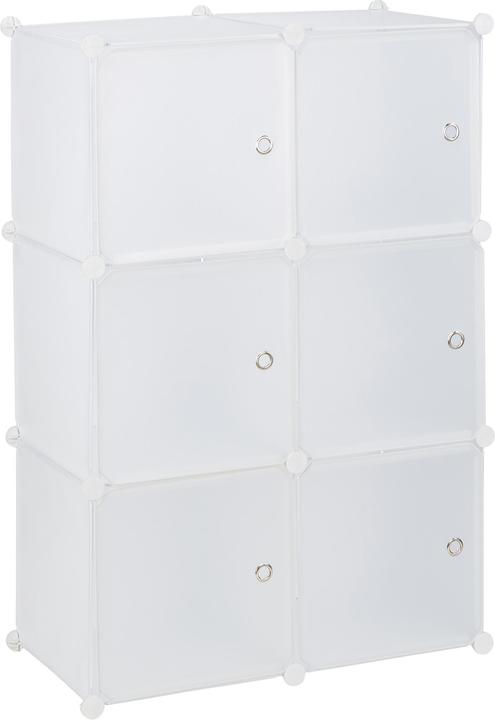 Actual product image Relaxdays Shelving System with 6 Doors (70 x 35 x 105 cm)