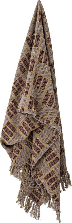 Actual product image Bloomingville Mody Throw, Red, Recycled Cotton (160 x 130 cm)