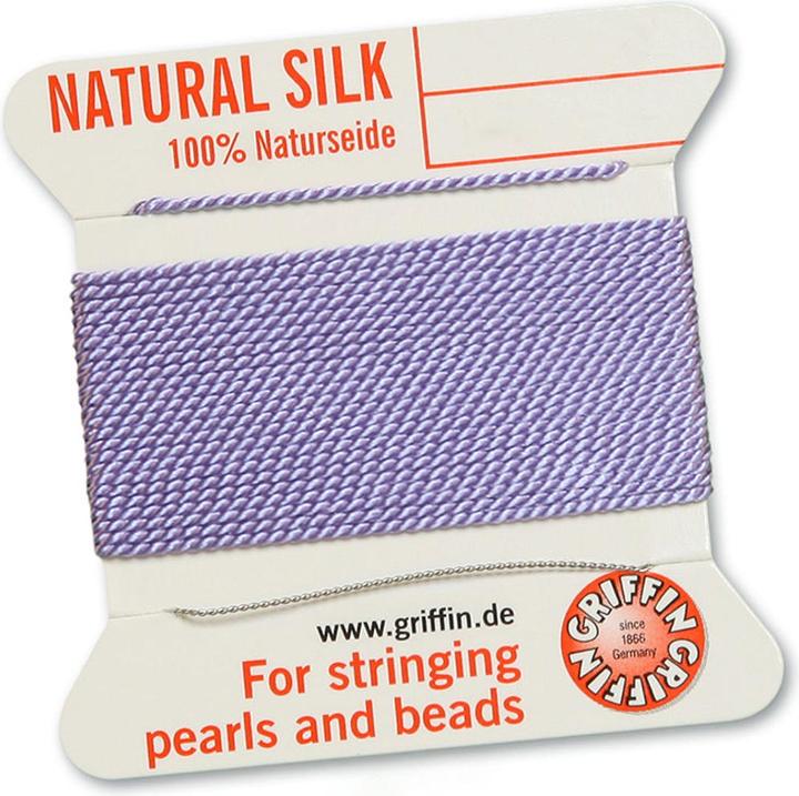 Produktbild Leyda Naturseide 2 Meter mit Nadel