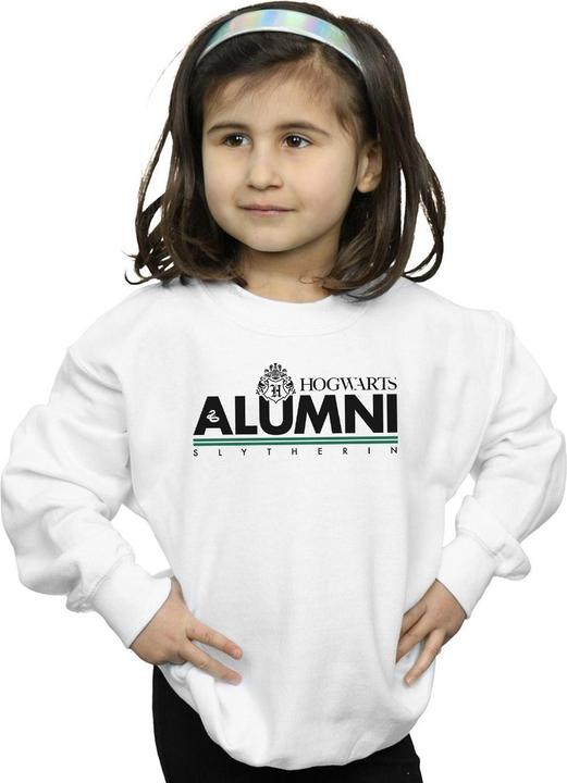 Actual product image Girls Hogwarts Alumni Slytherin Sweatshirt (140, 146)