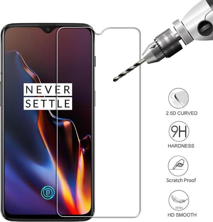 Image du produit Screenguard OnePlus 6T Protection en verre blindé Case Friendly Design (1 pièce(s), OnePlus 6T)
