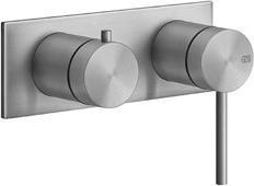 Produktbild Gessi 316 Fertigmontageset für Unterputz-Einhebelmischer, 2-Wege-Umlenkkartusche, durchgehende Plat