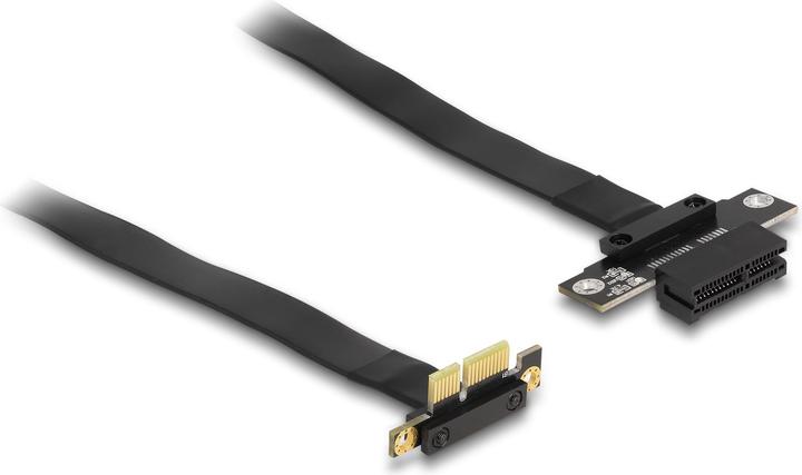 Delock Scheda Riser PCI Express x1 con connettore angolato a 90° e slot x1 con cavo di 30 cm