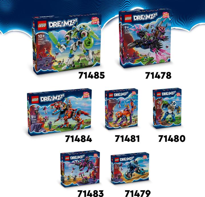 Produktbild LEGO Zoeys Katzenmotorrad (71479, LEGO Dreamzzz)