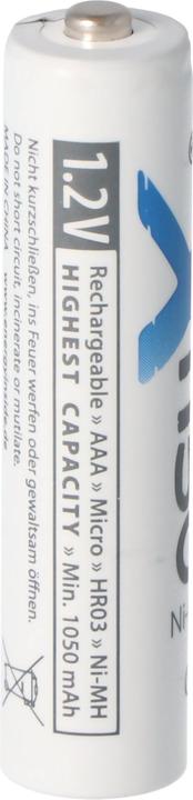 Immagine prodotto XCell Batteria ricaricabile XC Micro AAA, 4 pezzi incl. scatola di batterie