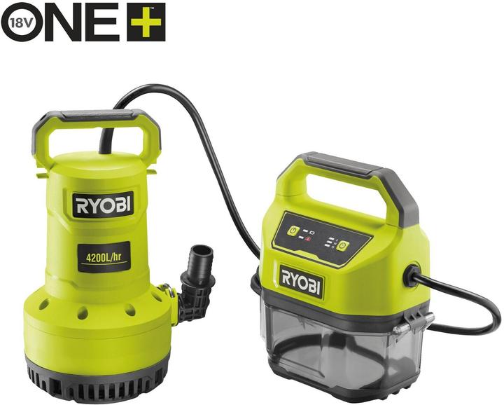 Image du produit Ryobi 18V vandens siurblys (Pompe des égouts)