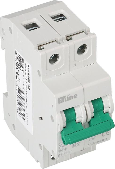 Image du produit Max Hauri Disjoncteur de protection de ligne 1L+N
