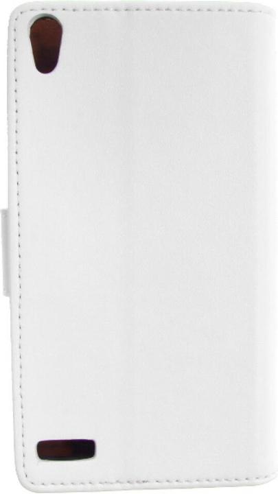 Produktbild OEM Slim Leather Book Case for Huawei P6 - white 4250710543212 (Huawei Ascend P6)