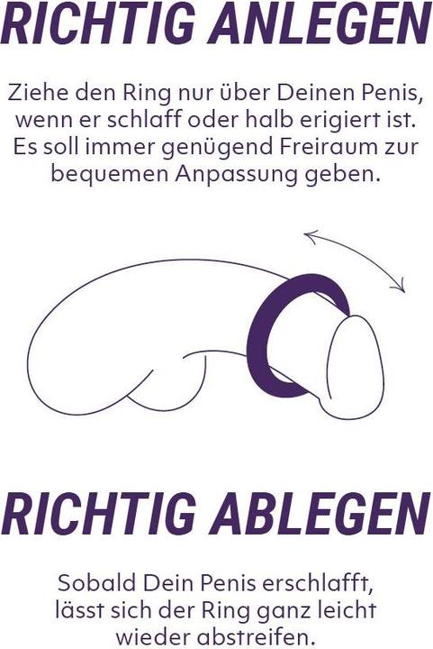 Actual product image Boners Large penis ring set (4 cm)