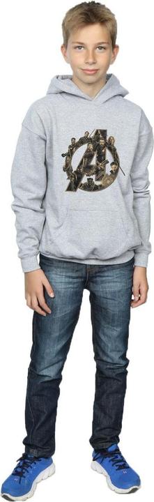 Image du produit - Sweat à capuche AVENGERS INFINITY WAR LOGO - Garçon (128)