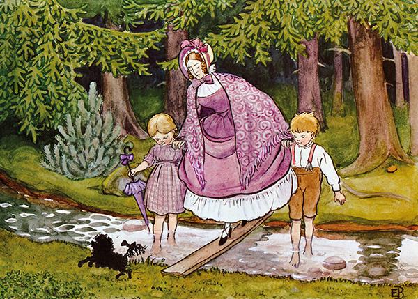 Produktbild Tante Grün, Tante Braun und Tante Lila (Deutsch, Elsa Beskow, 2015)
