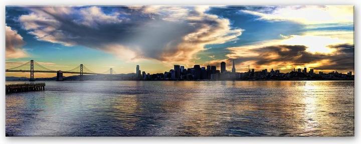 Immagine prodotto Trenddeko San Francisco Skyline - Panorama (40 x 100 cm)
