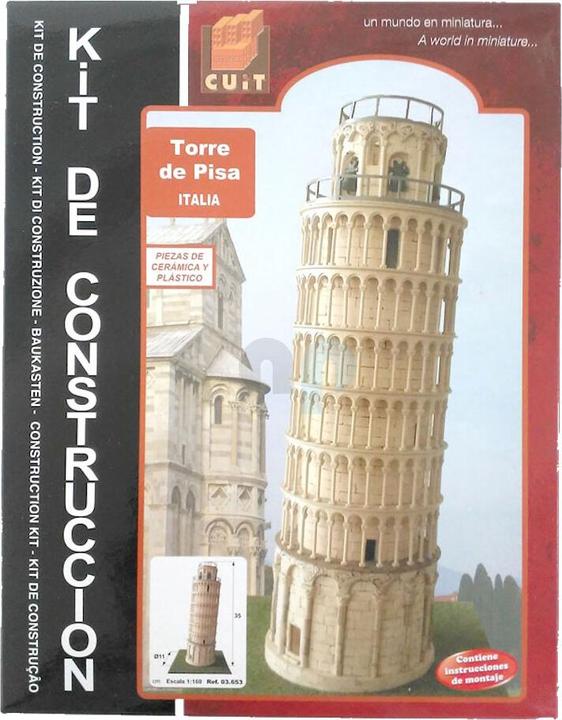 Immagine prodotto Block Cuit. Kit modello 3D in ceramica - Torre di Pisa (20 x 34 x 20 cm)