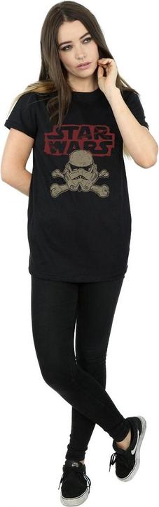 Immagine prodotto Star Wars Stormtrooper Skull Logo Maglietta Ampia Donna (XL)