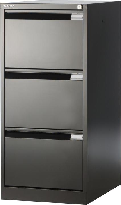 Produktbild Bisley einbahniger Hängeregistraturschrank mit 3 Schubladen (62 x 41.5 x 101.5 cm)