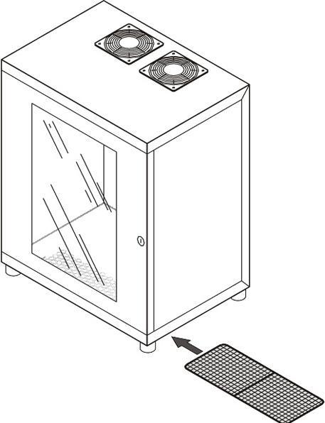 Produktbild Schroff Luftfilter für 10" Wandgehäuse - FILTERHALTER SATZ EPCASE 10"