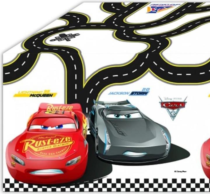 Produktbild Procos Cars McQueen Geburtstagstischdecke (180 x 120 cm)