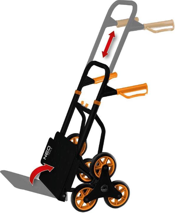 Immagine prodotto Neo Carrello per scale pieghevole, carico massimo 150 kg (150 kg)