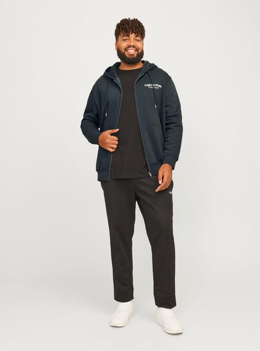 Produktbild Jack & Jones Plus Size Gedruckt Kapuzenpullover mit Reissverschluss Kapuzenpullover mit Reissverschluss (6XL)
