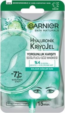 Garnier Textile eye mask with cooling effect -7 Â°C Hyaluronic Cryo Jelly (Jelly Eye Patches) 5 g