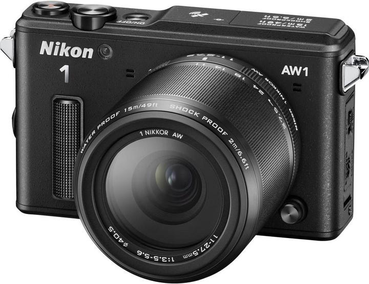 Produktbild Nikon 1 AW1, Doublezoom Kit, 11-27mm + AW 10mm (14.20 Mpx, Nikon CX format)