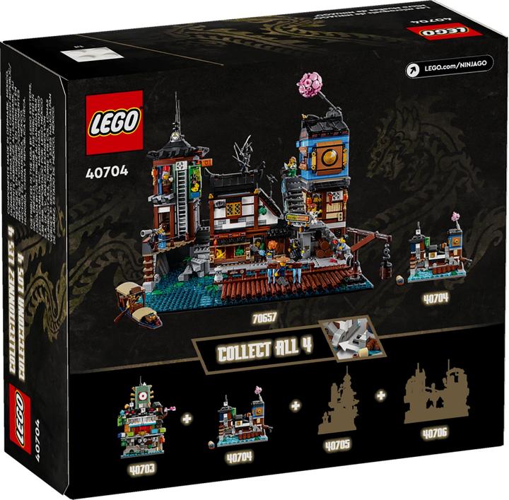 Produktbild LEGO Ninjago Mikro-Modell des NINJAGO Hafen (40704, LEGO Ninjago)