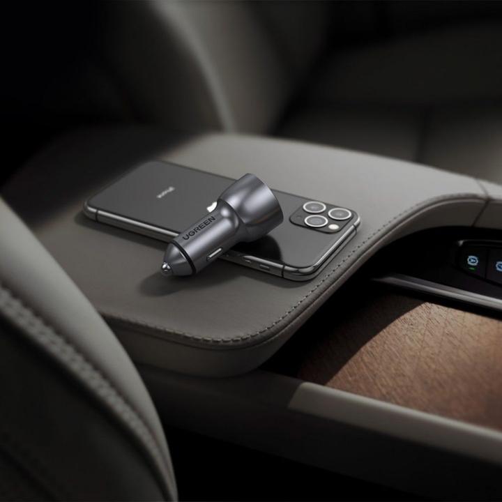 Image du produit Ugreen Chargeur de voiture USB-C PD + USB-A QC 36W