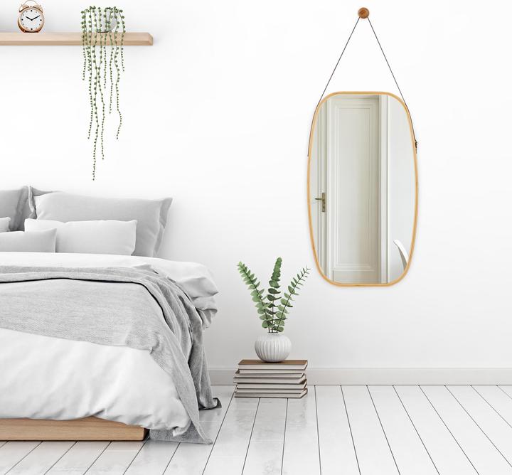 Produktbild Relaxdays Hängespiegel (43.5 x 1.5 x 76.5 cm)