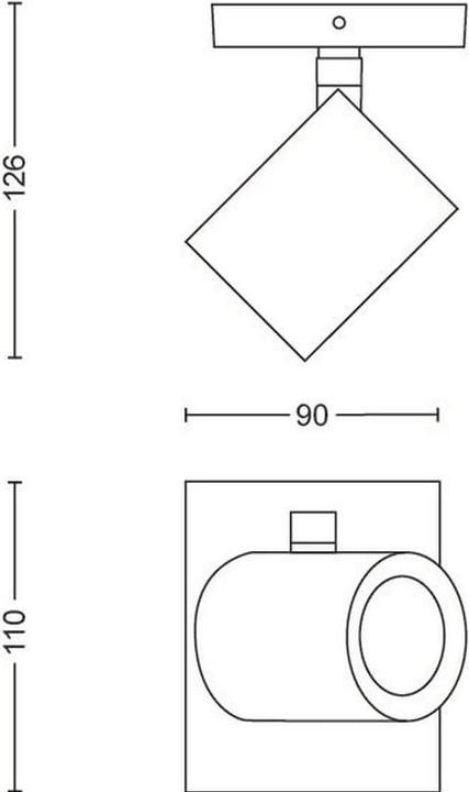 Actual product image Philips Argenta (400 lm, GU10)