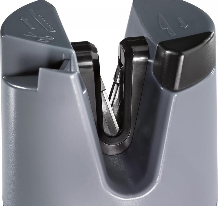 Produktbild Gourmetmaxx Messerschärfer 6.4 cm, Anthrazit/Schwarz, Detailfarbe