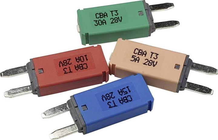 Produktbild Hansor Circuit Breaker Mini, type 3. Manual Reset, 5A CBA3 Series 5A Sicherungsa