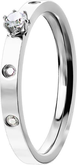 Produktbild Star Piercing Threadless silber drei Ovalen Kristalle silber (Chirurgenstahl 316Lohne Messing, ohne MessingTitan G23)