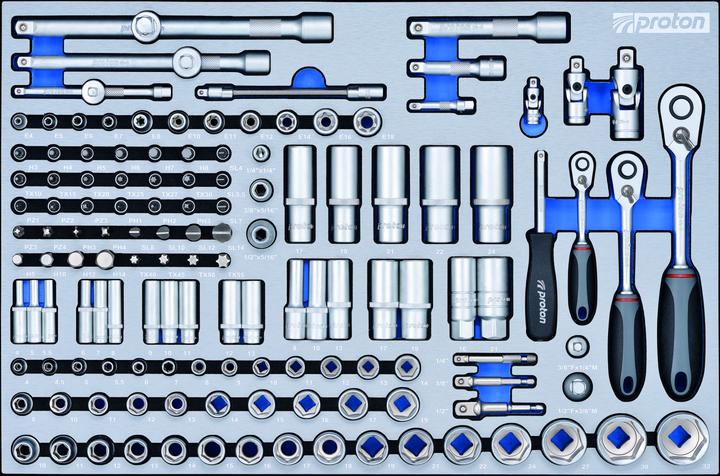 Actual product image Proton Tool trolley TT-323-PB, 8 drawers
