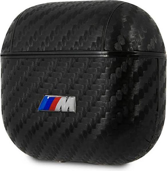 Actual product image BMW BMA3WMPUCA AirPods 3 cover czarny/black PU Carbon M Collection (Headphone sleeve)