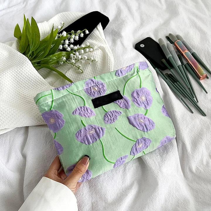 Produktbild Only-Bags.Store Grosses Fassungsvermögen Waschtasche Kupplung Kosmetiktasche Beutel Multifunktionale tragbare