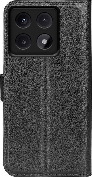 Actual product image MU Classic Litchi Leather Bookcover Series (Xiaomi 14T Pro)