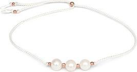 Agato Beautiful string bracelet with pearls HE03R3RG-WH
