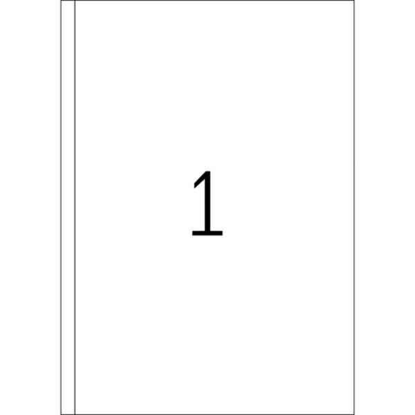 Produktbild Blana Etiketten A4, 200 x 297mm, weiss, 500 Blatt