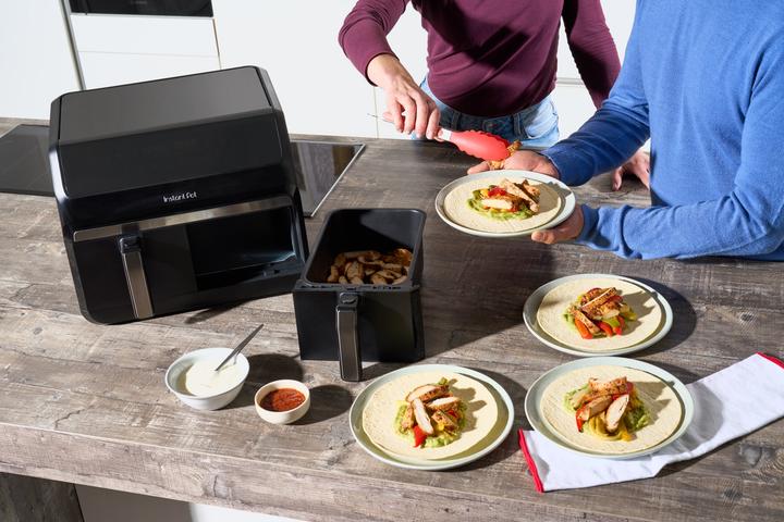 Produktbild Instant Pot Instant - Airfryer - 8L Vortex Dual Drawer EU, Stainless Steel / Black - 140-3150-01-EU (EU-Stecker)