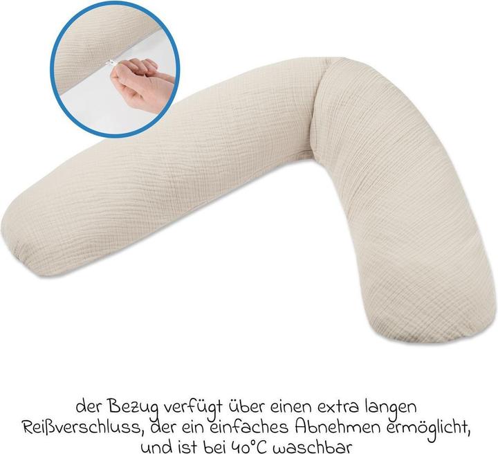 Actual product image Theraline Stillkissen Stillkissen Dodo Premium mit feiner Perlen-Füllung