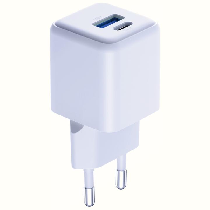 Produktbild 3MK Ładowarka sieciowa Hyper GaN Charger 20W 1xUSB-A 1XUSB-C PD QC4+ biały (20 W)