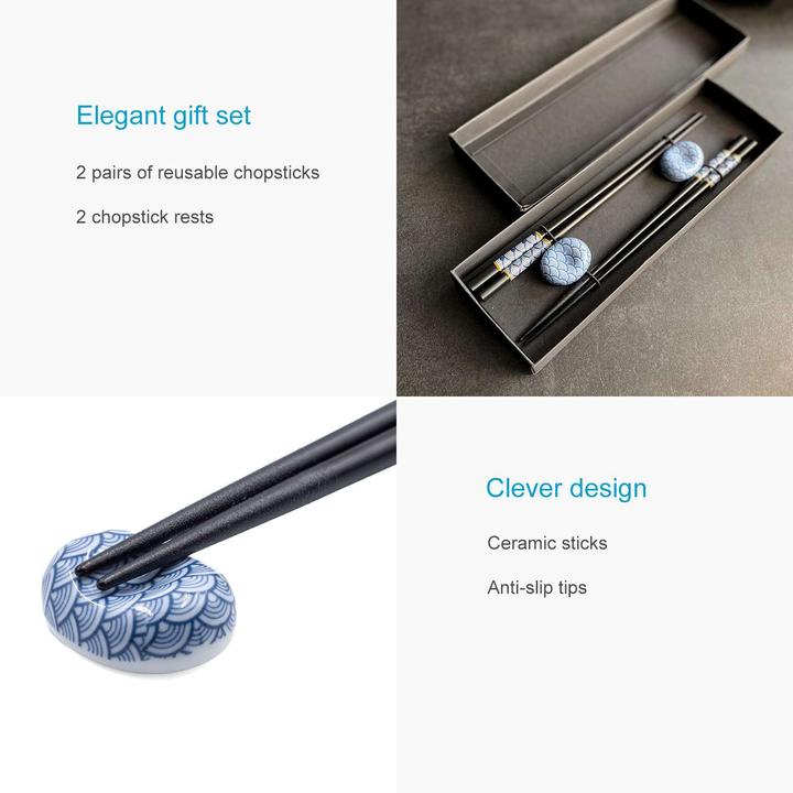 Produktbild Intirilife Sushi Essstäbchen Set (2 Stück, Essstäbchen)