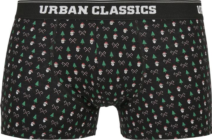 Actual product image Urban Classics Organic X-Mas Boxer Shorts 3-Pack (L, pack of 3)