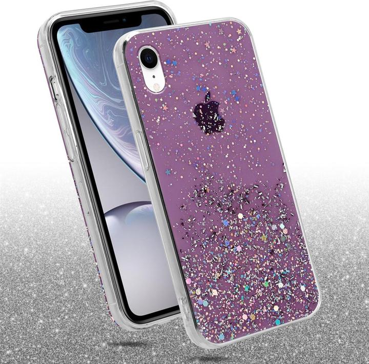 Actual product image Cadorabo TPU cover sparkling glitter (Apple iPhone XR)