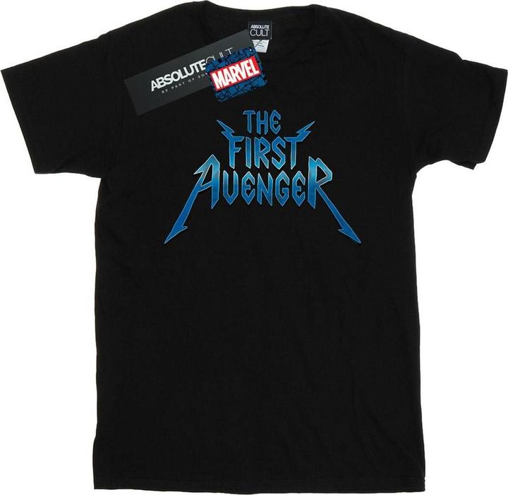 Image du produit - T-shirt THE FIRST AVENGER METAL LOGO - Homme (XL)