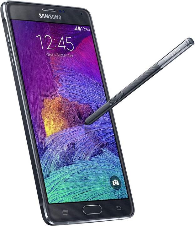 Actual product image Samsung Galaxy Note 4 (32 GB, Charcoal Black, 5.70", Single SIM, 16 Mpx, 4G)