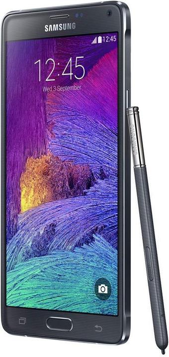Actual product image Samsung Galaxy Note 4 (32 GB, Charcoal Black, 5.70", Single SIM, 16 Mpx, 4G)