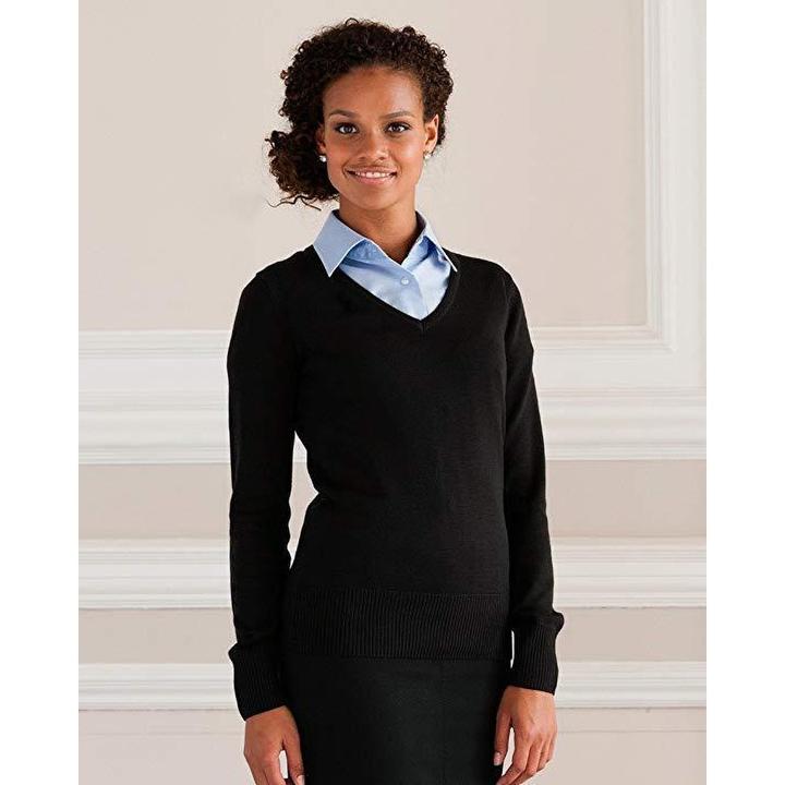 Produktbild Russell Collection Strickpullover mit VAusschnitt (M)