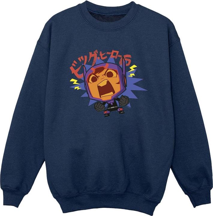 Produktbild Disney Big Hero 6 Baymax Hiro Angry Manga Sweatshirt Jungen (152, 158)